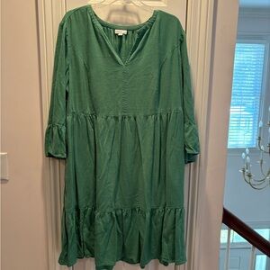 J. Jill Emerald Green Dress